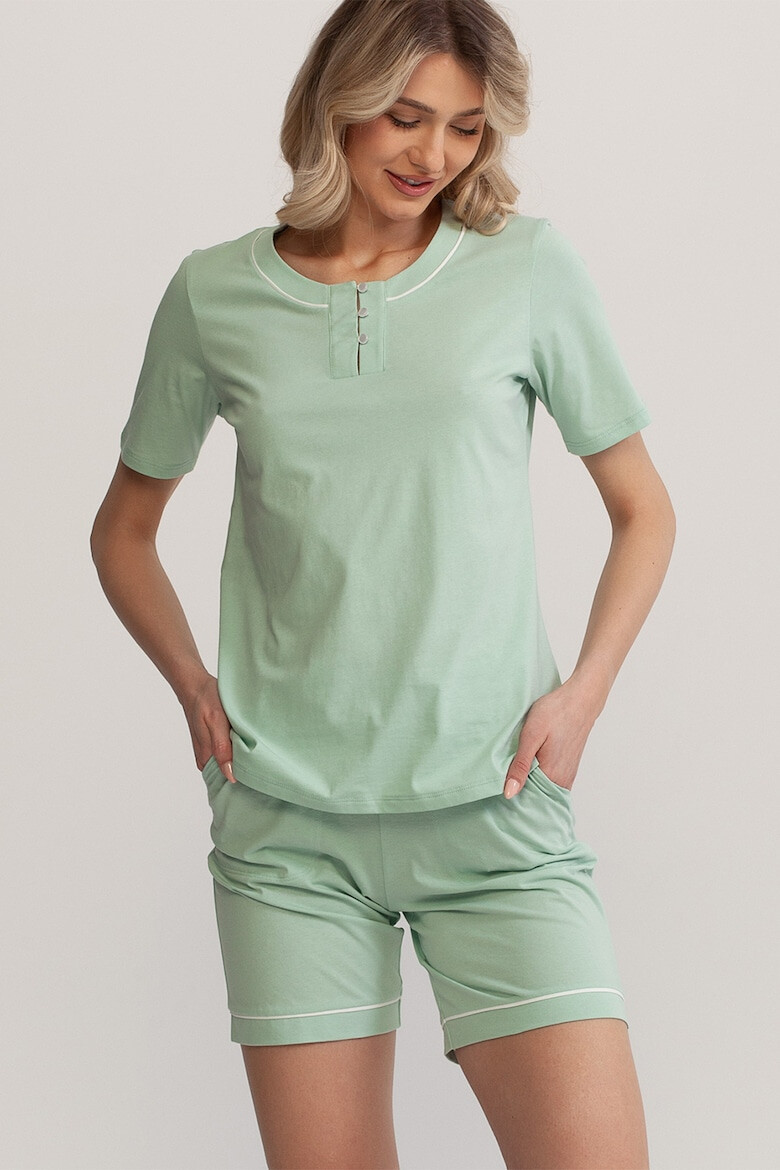 Soft & Seven BY SOFIAMAN Pijama din bumbac Basic - Pled.ro