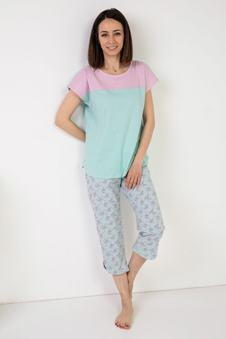 Soft & Seven BY SOFIAMAN Pijama din bumbac cu model grafic - Pled.ro