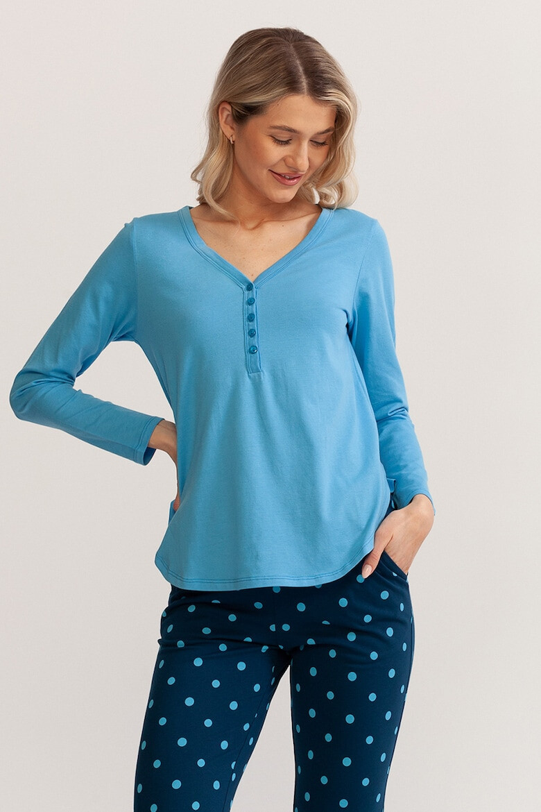 Soft & Seven BY SOFIAMAN Pijama din bumbac Liana - Pled.ro