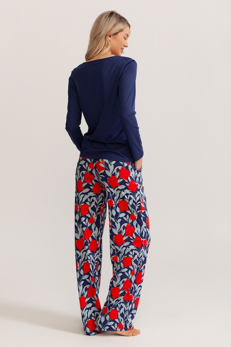 Soft & Seven BY SOFIAMAN Pijama lunga din amestec de bambus Lia - Pled.ro