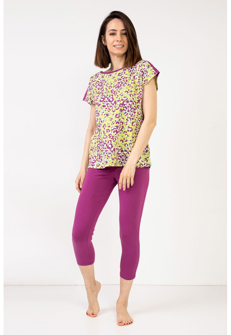 Soft & Seven BY SOFIAMAN Tricou si colanti capri de pijama - Pled.ro