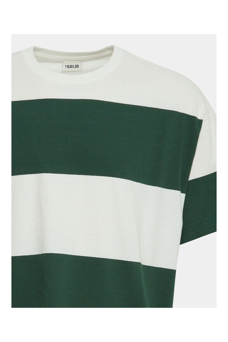 Solid Tricou barbati 303538996 Verde Bumbac - Pled.ro