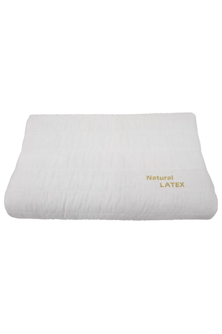 Somnart Perna ergonomica LATEXCEL 64x40x15 cm latex natural husa bumbac 100% - Pled.ro