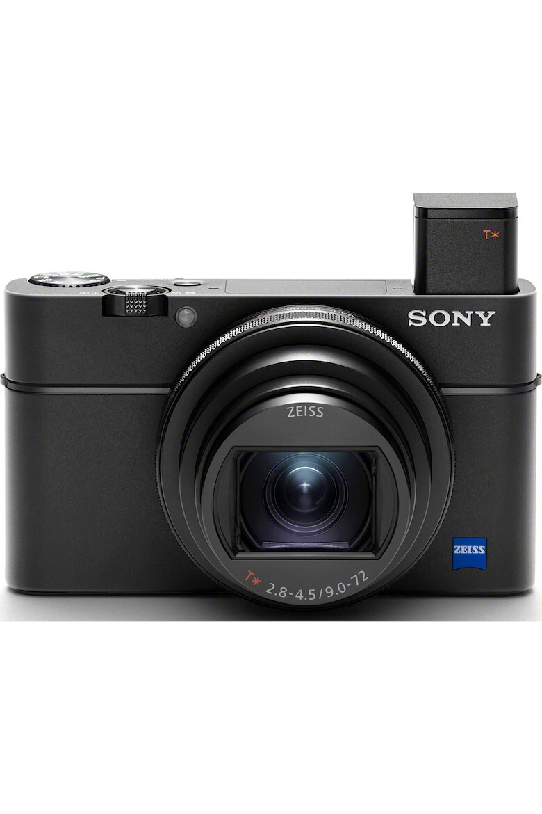 Sony Aparat foto digital Cyber-Shot DSC-RX100VII 20.2MP 4K HDR Senzor 1 inch Obiectiv ZEISS 24-200mm Ecran rabatabil Negru - Pled.ro