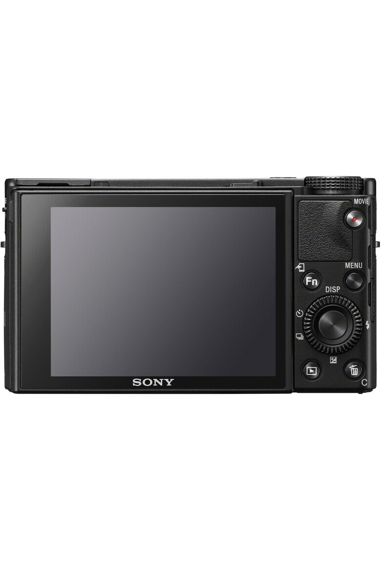 Sony Aparat foto digital Cyber-Shot DSC-RX100VII 20.2MP 4K HDR Senzor 1 inch Obiectiv ZEISS 24-200mm Ecran rabatabil Negru - Pled.ro