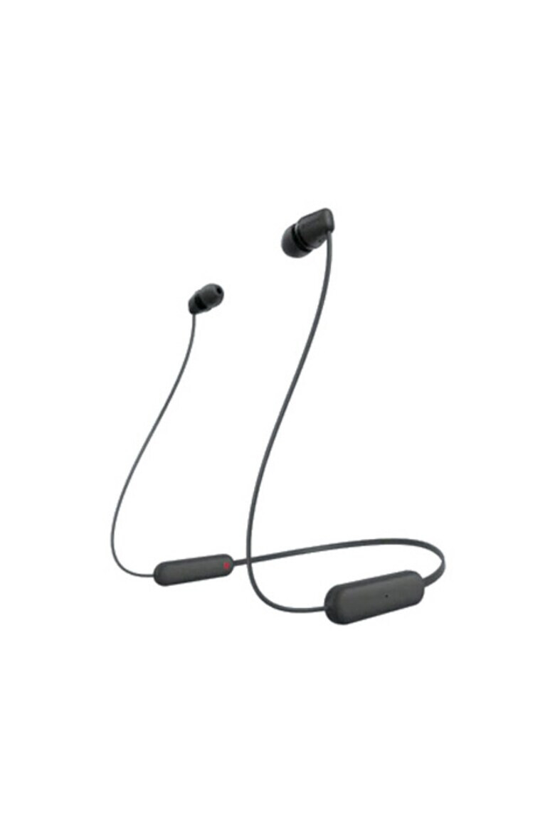 Sony Casti In-Ear WI-C100B Wireless Bluetooth IPX4 Microfon Fast pair Autonomie 25 ore - Pled.ro