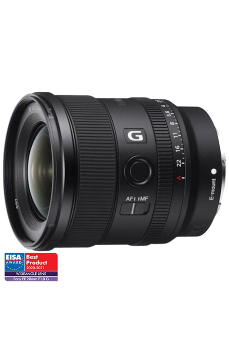 Sony Obiectiv montura FE 20 mm f1.8 G Negru - Pled.ro