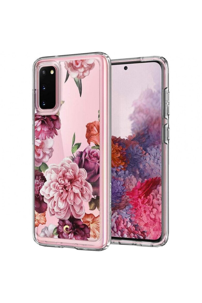 Spigen Husa de protectie Ciel Floral pentru Samsung Galaxy S20 Pink - Pled.ro