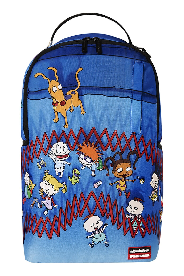 Sprayground Rucsac unisex cu buzunare multiple si desene - Pled.ro