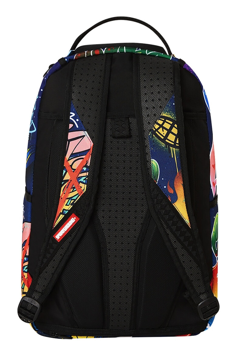 Sprayground Rucsac unisex cu buzunare multiple si desene - Pled.ro