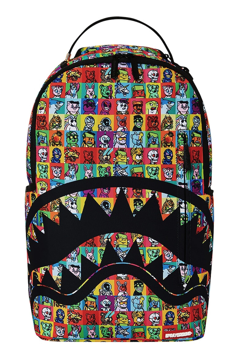 Sprayground Rucsac unisex cu imprimeu grafic si buzunare multiple - Pled.ro