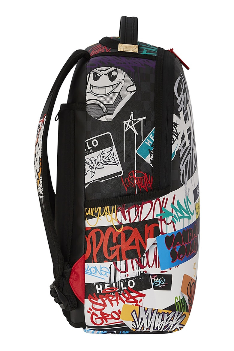 Sprayground Rucsac unisex cu imprimeu grafic si buzunare multiple - Pled.ro