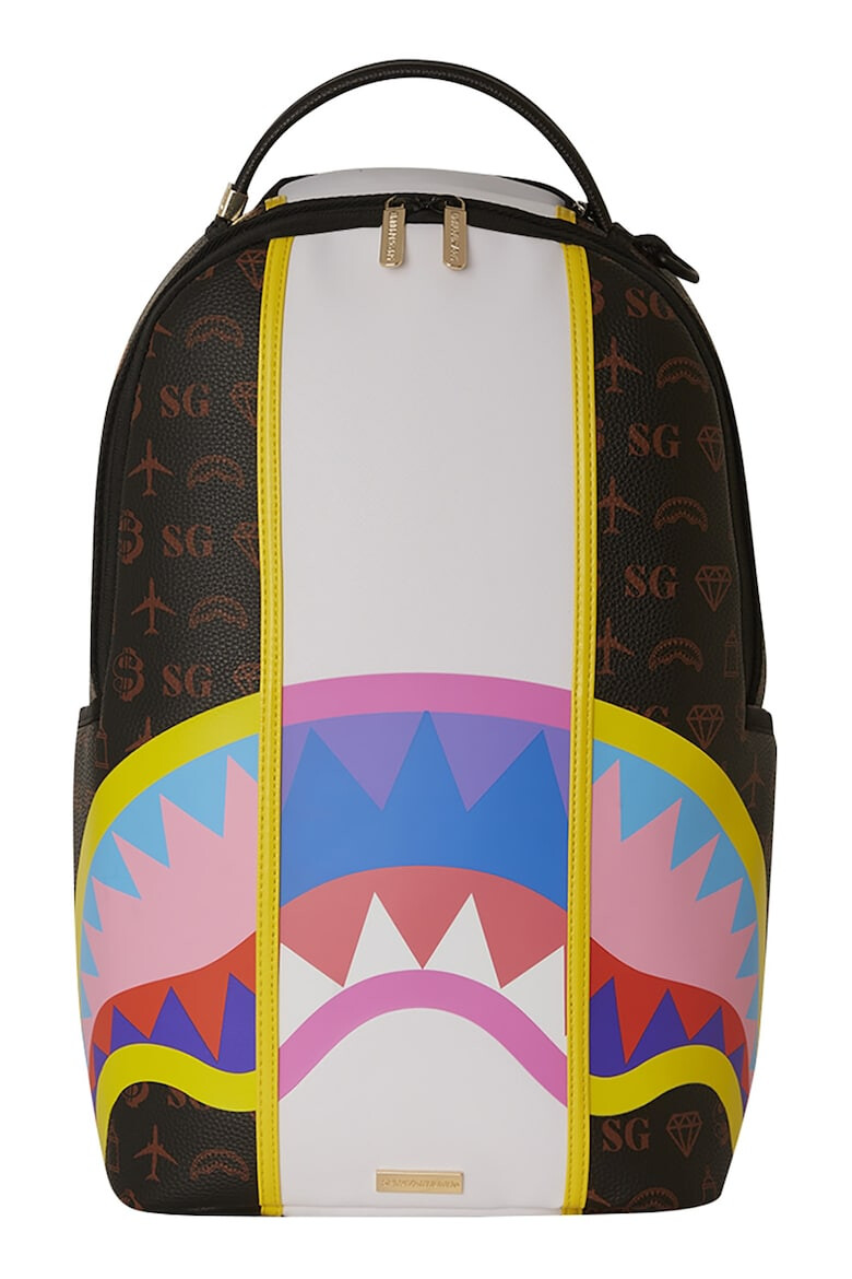 Sprayground Rucsac unisex cu imprimeu grafic si buzunare multiple - Pled.ro