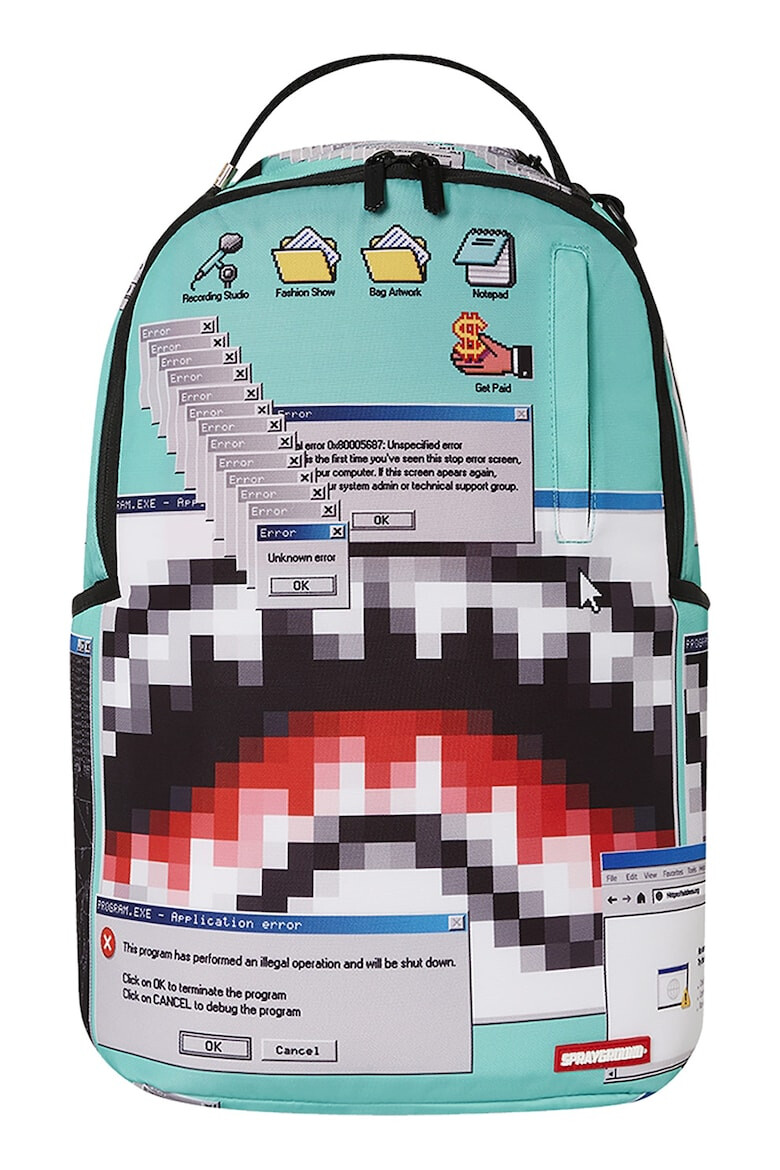 Sprayground Rucsac unisex cu imprimeu grafic si buzunare multiple - Pled.ro