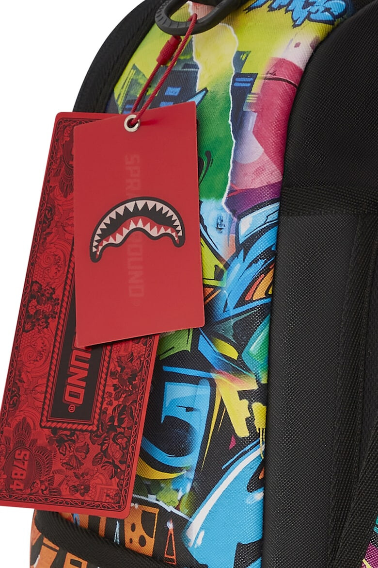 Sprayground Rucsac unisex cu imprimeu si spate dublat - Pled.ro