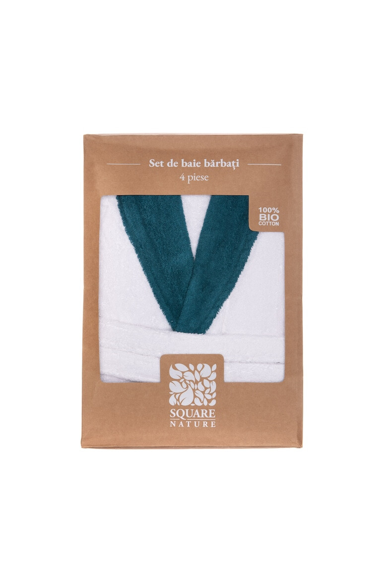 Square Nature Set de baie bumbac organic 4 piese - Pled.ro