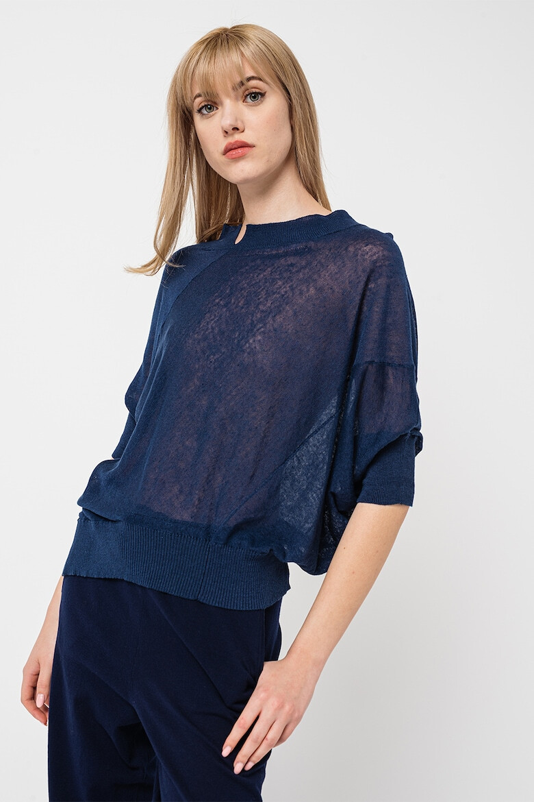 Stefanel Bluza din amestec de in - Pled.ro