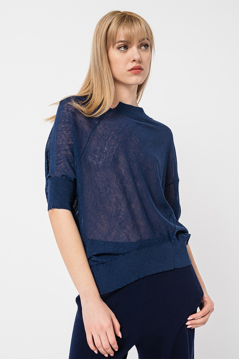 Stefanel Bluza din amestec de in - Pled.ro