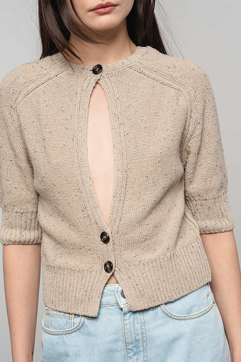 Stefanel Cardigan cu fire stralucitoare - Pled.ro