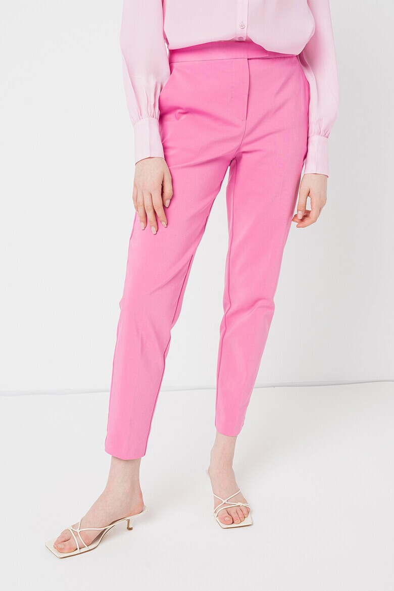 Stefanel Pantaloni chino crop cu talie inalta - Pled.ro