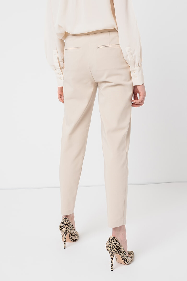 Stefanel Pantaloni chino crop cu talie inalta - Pled.ro