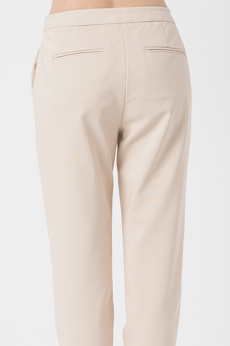 Stefanel Pantaloni chino crop cu talie inalta - Pled.ro