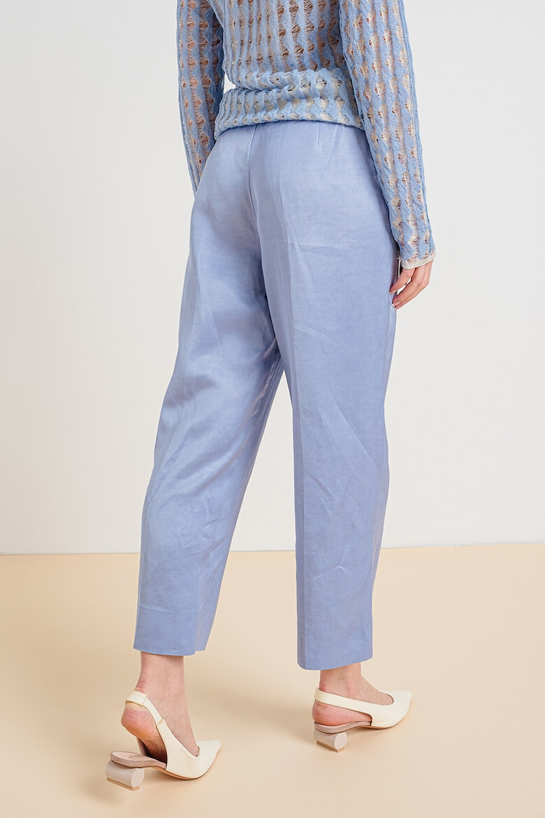 Stefanel Pantaloni crop cu croiala ampla - Pled.ro