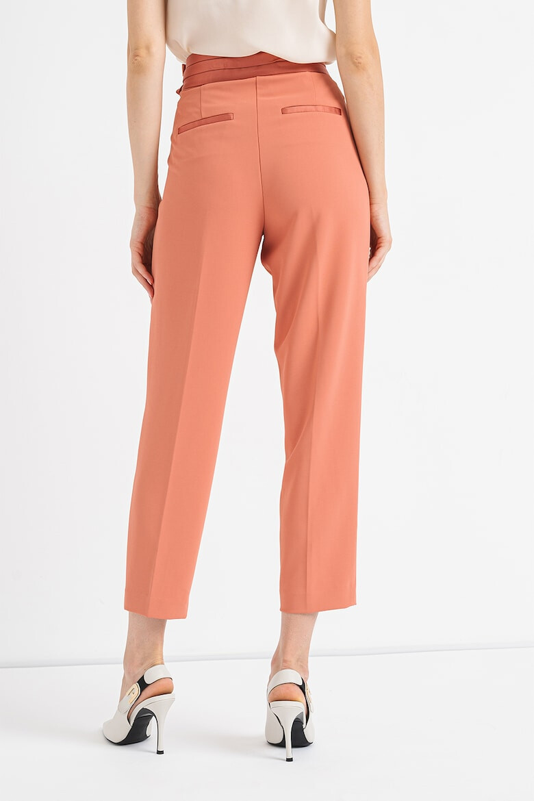 Stefanel Pantaloni crop cu talie inalta - Pled.ro