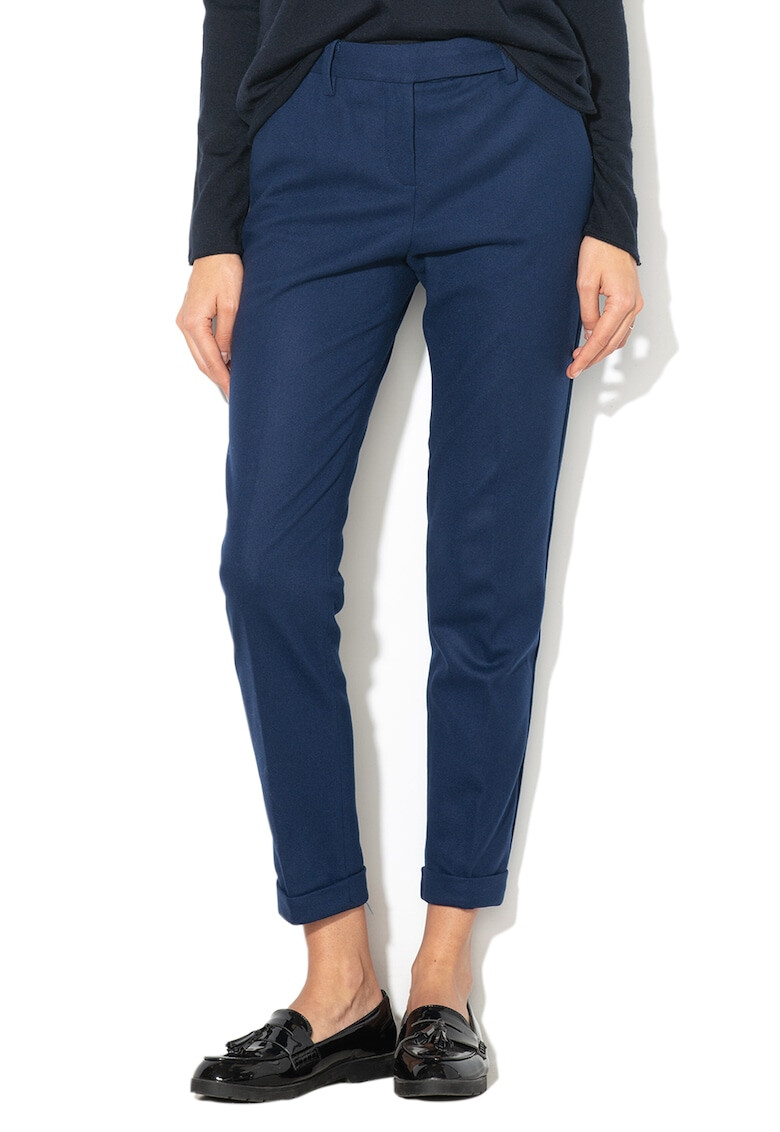 Stefanel Pantaloni crop din amestec de lana - Pled.ro