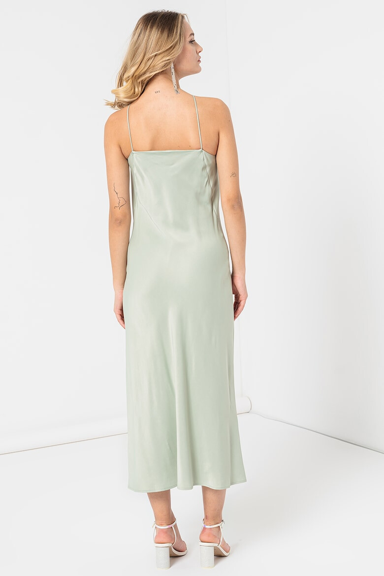 Stefanel Rochie midi de satin - Pled.ro