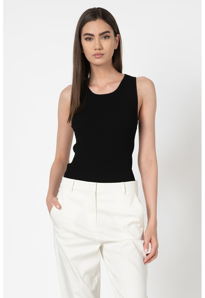 Stefanel Top cu aspect striat - Pled.ro