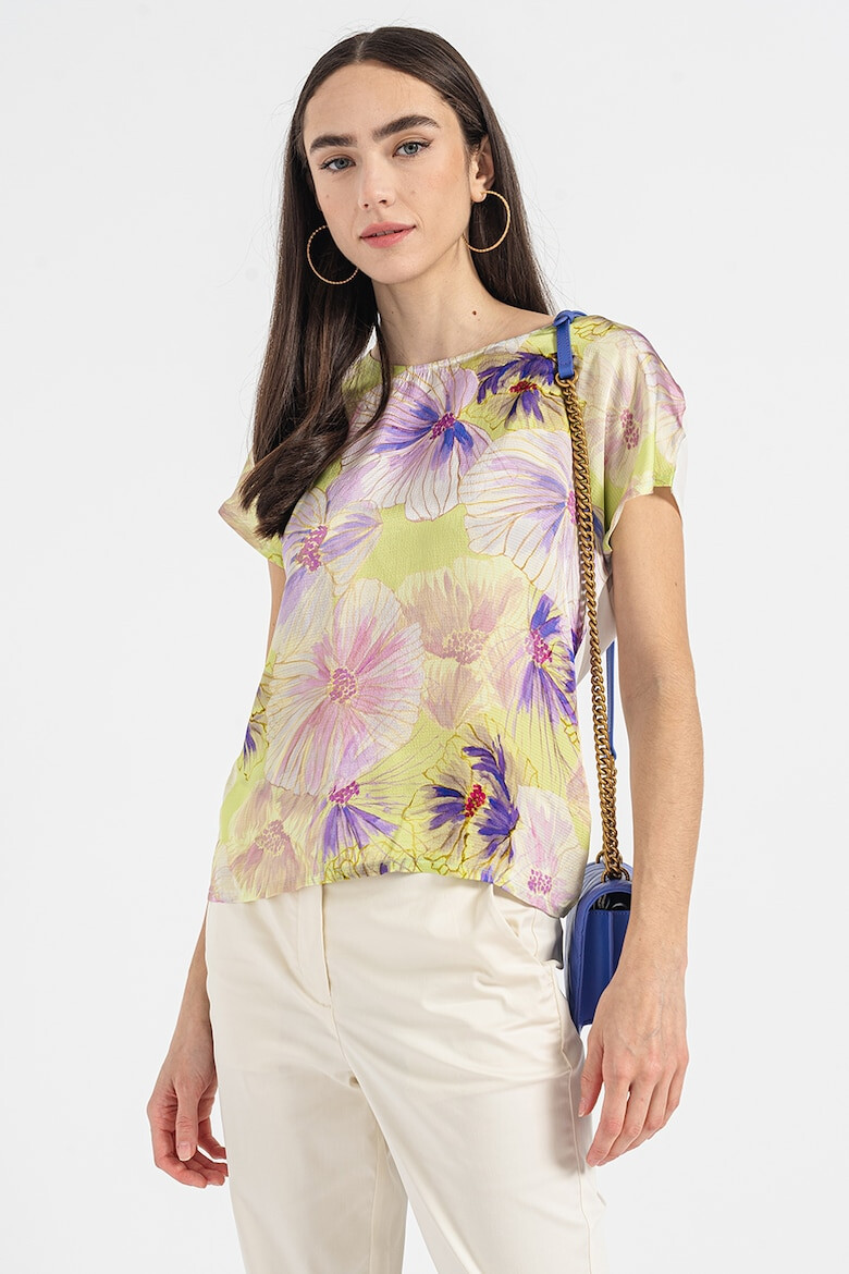 Stefanel Tricou cu imprimeu floral - Pled.ro