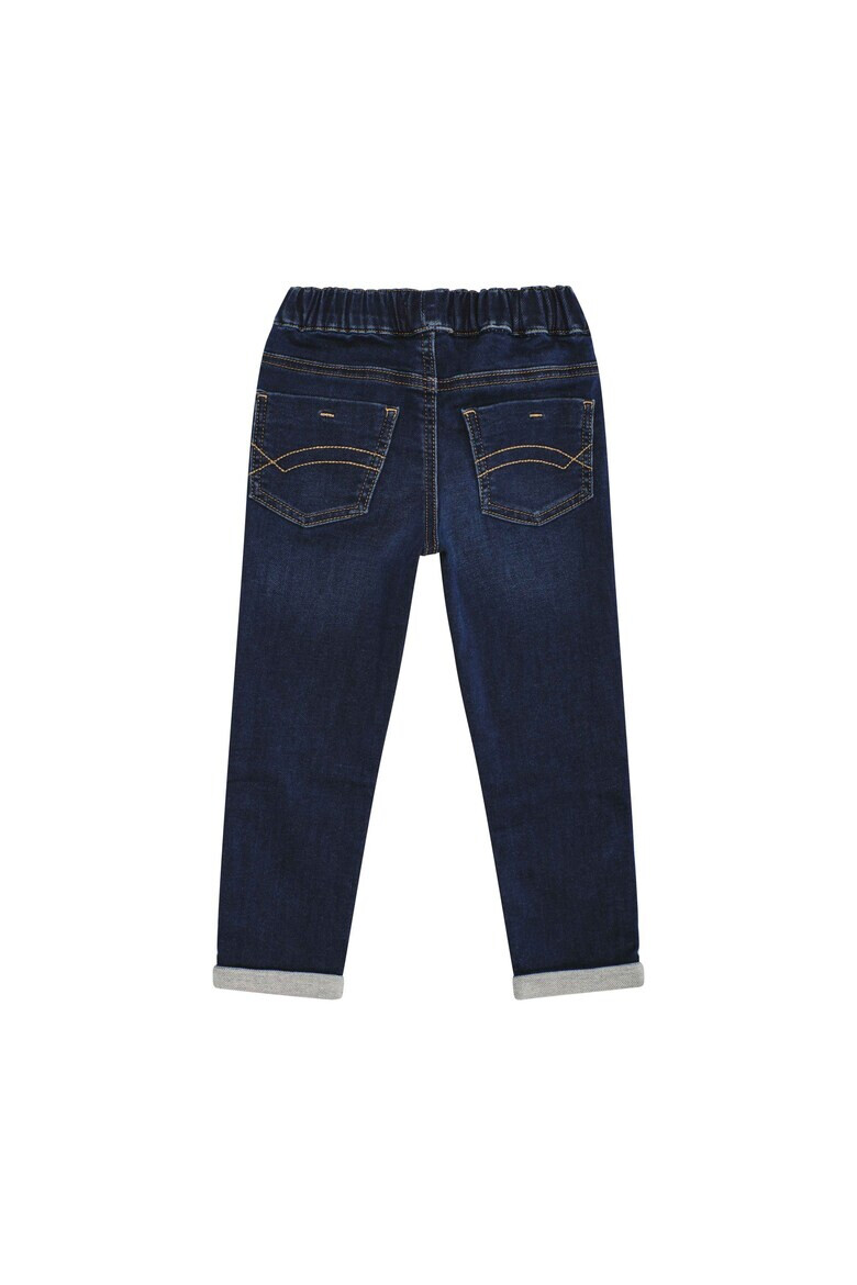 Steiff children's jeans - denim long trousers soft waistband stretch unisex plain colour 13683 - Pled.ro