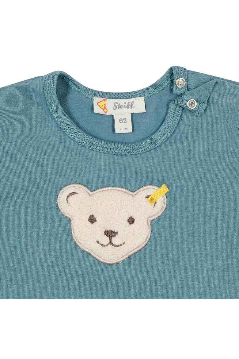 Steiff Tricou cu aplicatie cu ursulet - Pled.ro