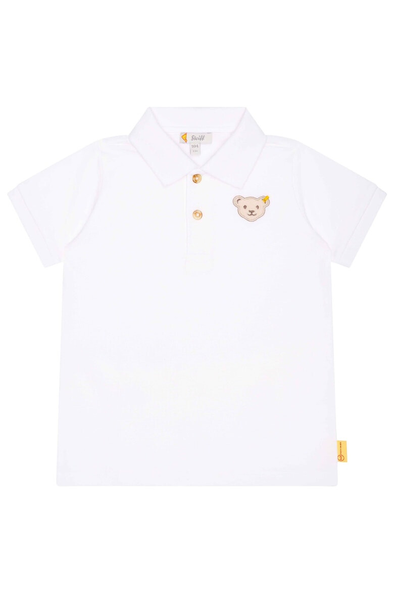 Steiff Tricou polo cu aplicatie cu ursulet - Pled.ro