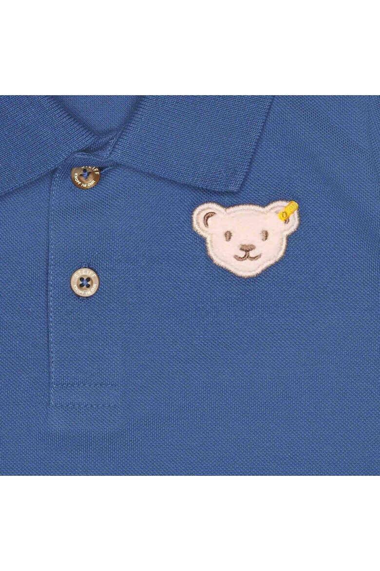 Steiff Tricou polo cu aplicatie cu ursulet - Pled.ro