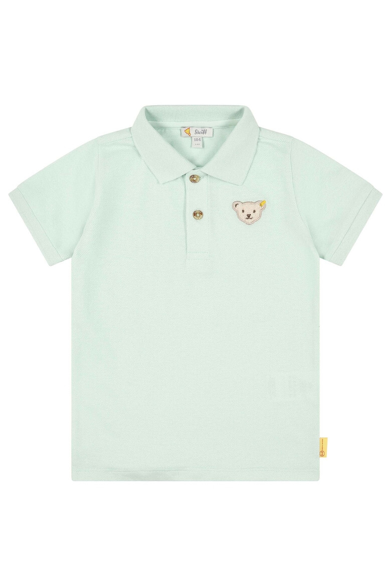 Steiff Tricou polo cu aplicatie cu ursulet - Pled.ro