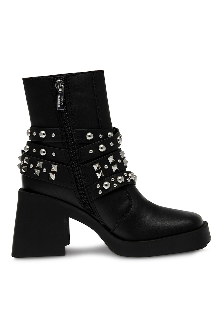 Steve Madden Botine de piele cu toc masiv Kolton - Pled.ro