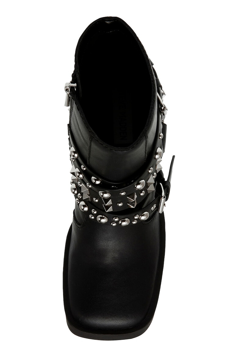 Steve Madden Botine de piele cu toc masiv Kolton - Pled.ro