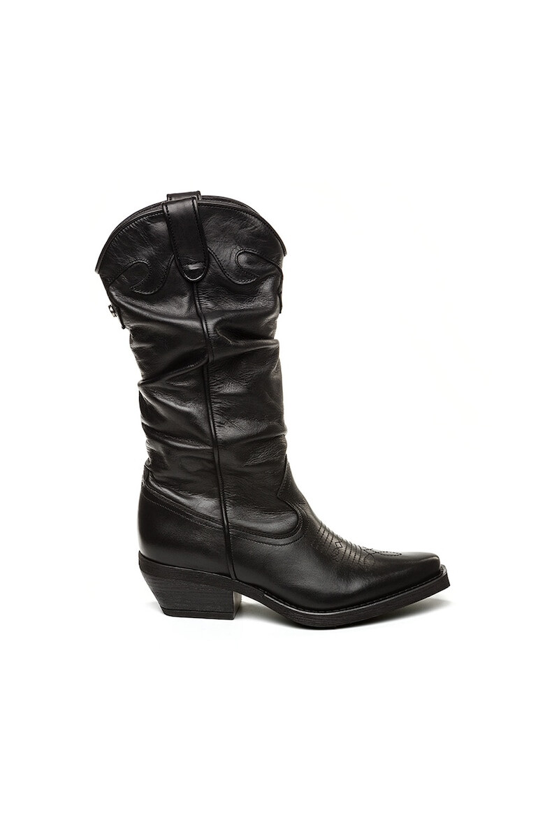 Steve Madden Cizme western mid-calf de piele - Pled.ro