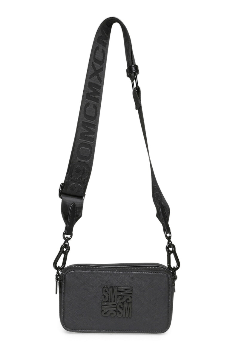 Steve Madden Geanta crossbody de piele saffiano sintetica cu monograma Brisa - Pled.ro