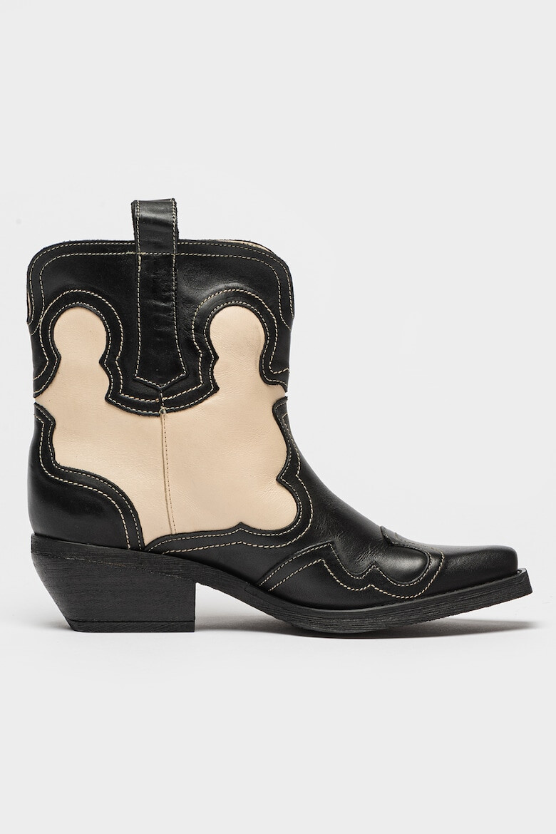 Steve Madden Ghete cowboy de piele Waynoa - Pled.ro