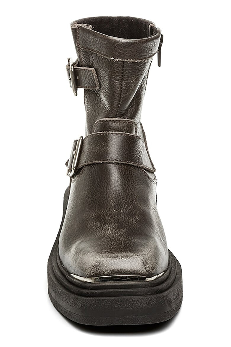 Steve Madden Ghete de piele cu toc masiv - Pled.ro