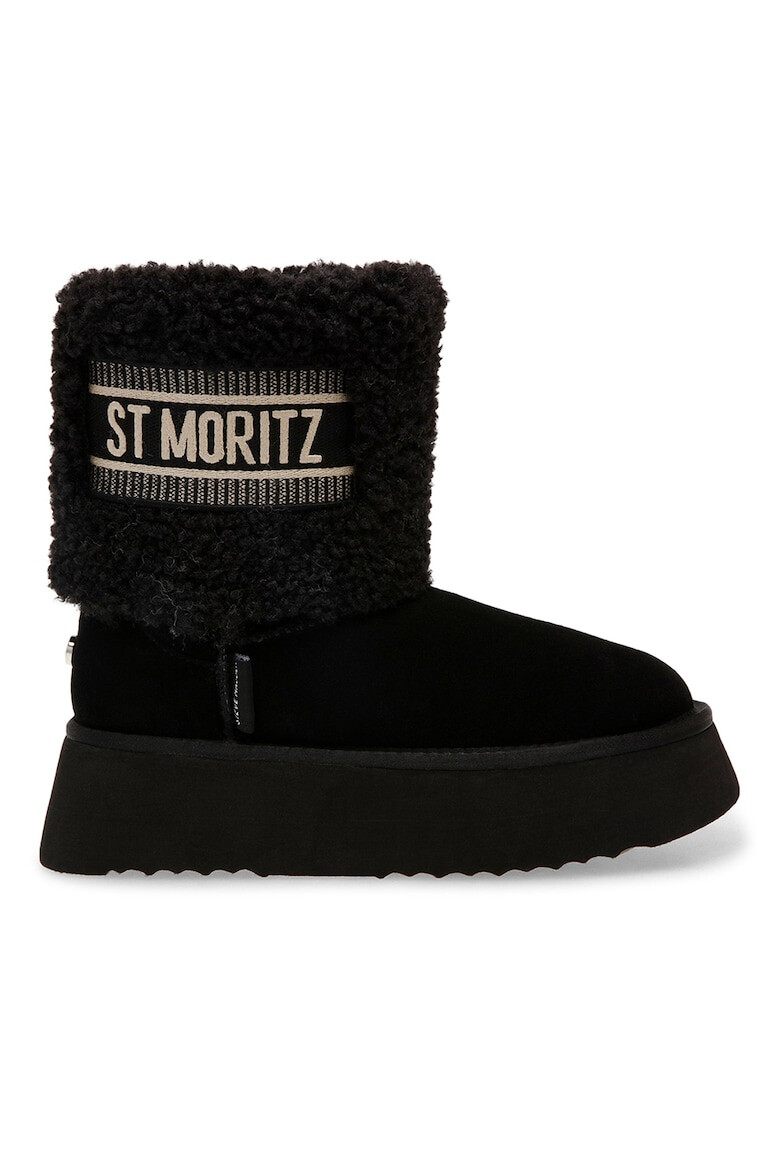 Steve Madden Ghete de piele intoarsa fara inchidere St. Moritz - Pled.ro