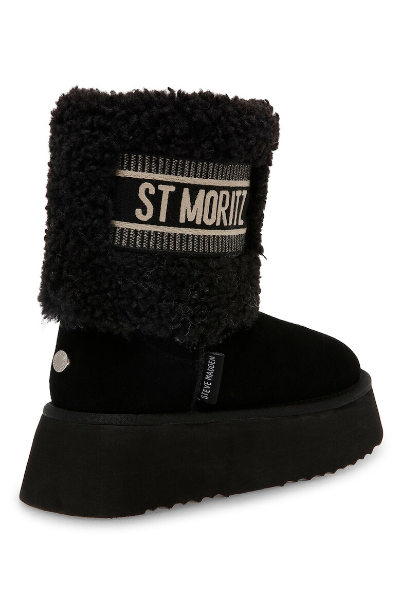 Steve Madden Ghete de piele intoarsa fara inchidere St. Moritz - Pled.ro