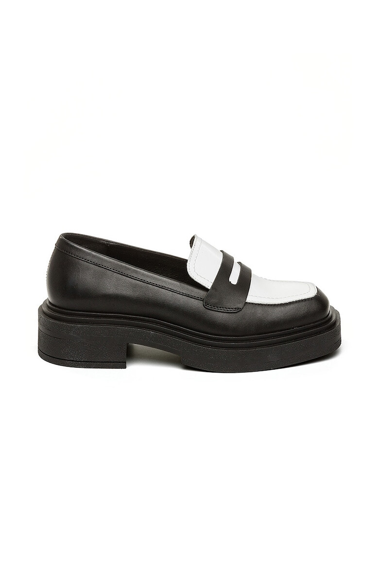 Steve Madden Pantofi loafer de piele ecologica si piele - Pled.ro