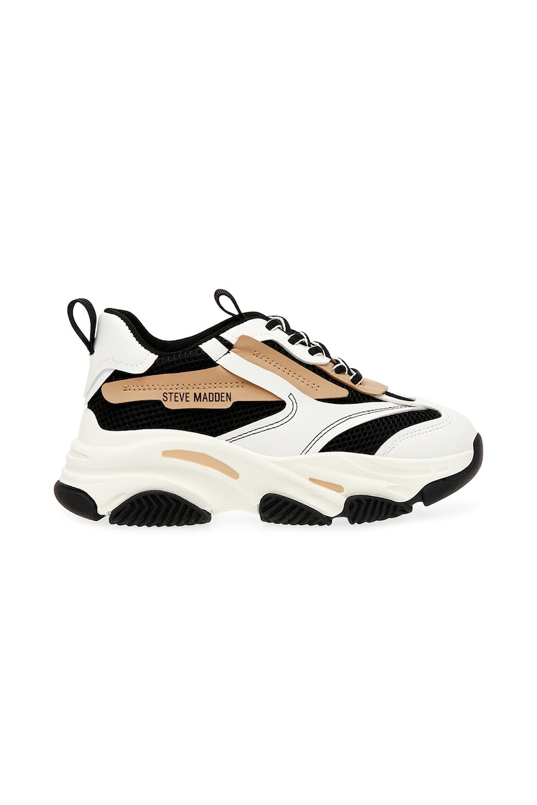 Steve Madden Pantofi sport cu garnituri de plasa si piele intoarsa Possesion - Pled.ro