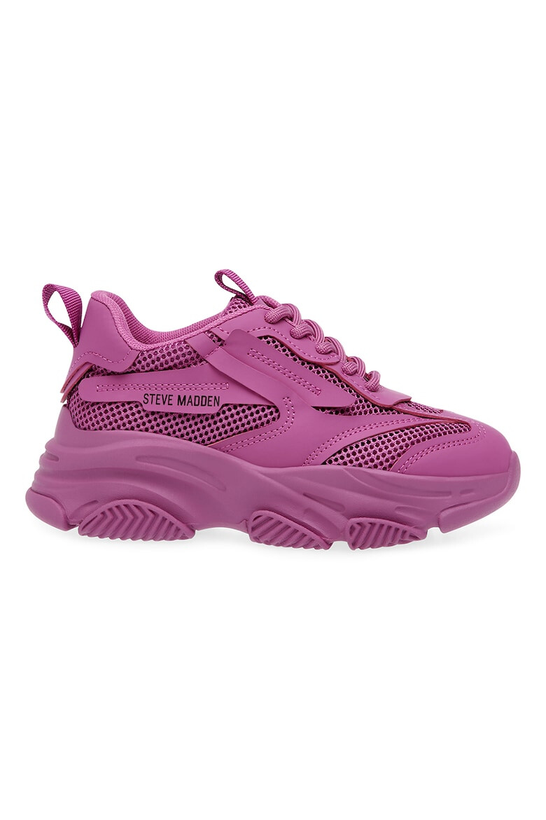 Steve Madden Pantofi sport cu garnituri de plasa si piele intoarsa Possesion - Pled.ro