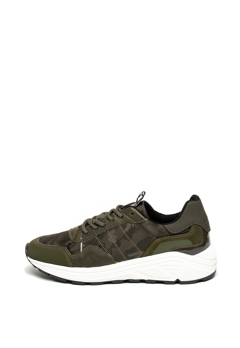 Steve Madden Pantofi sport cu talpa joasa si imprimeu camuflaj Robert - Pled.ro