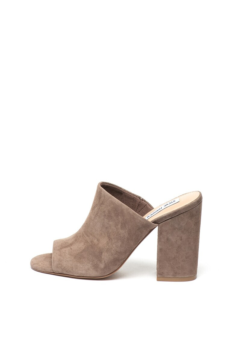 Steve Madden Papuci cu toc de piele intoarsa Forgive - Pled.ro